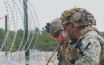 Marines with 8th Engineer Support Battalion Conduct a Certification Exercise