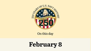 On This Day in Naval History: February 8 (Horizontal)