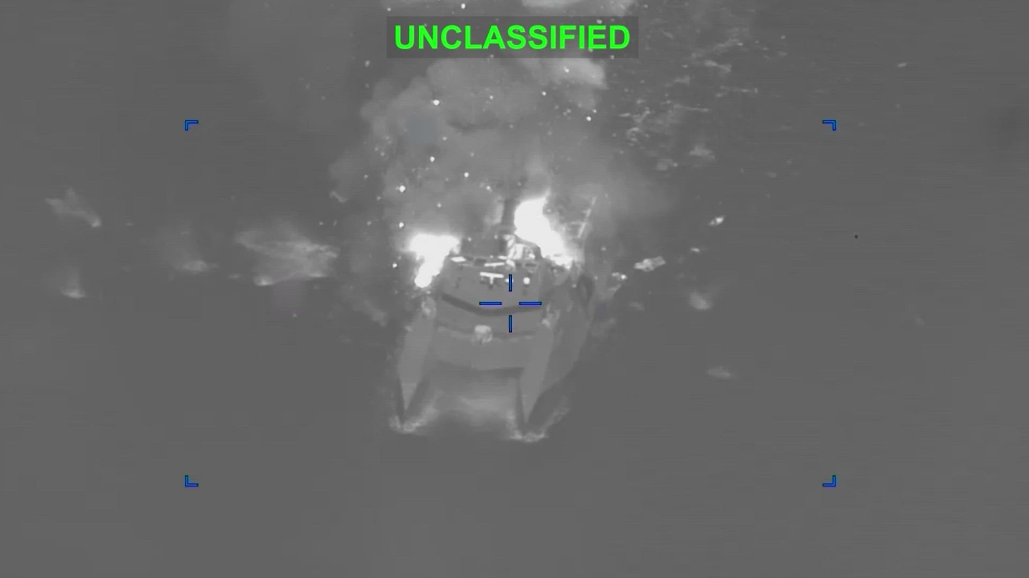 U.S. forces conduct precision strikes against Iranian military targets during Operation Epic Fury. (U.S. Central Command Video)