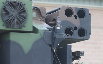 3-265 Air Defense Artillery Soldiers Install MILES on Vehicles at JRTC