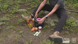 Using Bear resistant canisters in the Maroon Bells-Snowmass Wilderness Area