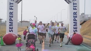 Marine Corps Total Fitness 5K Color Run, Marine Corps Air Station Iwakuni, Japan 2026 (B-Roll)