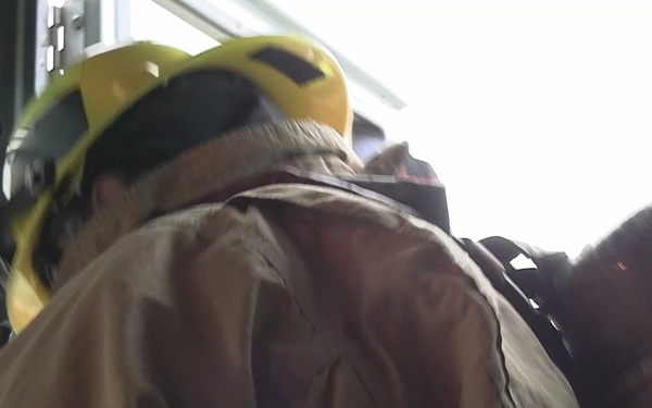 MCIPAC Firefighter Operations: B-roll