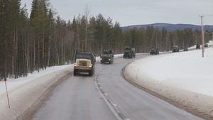 CORE26 | U.S. Marines Complete Cross-Border Convoy into Finland B-Roll