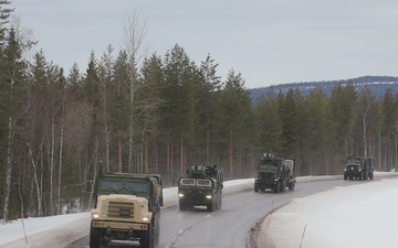 CORE26 | U.S. Marines Complete Cross-Border Convoy into Finland B-Roll