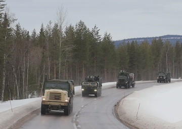CORE26 | U.S. Marines Complete Cross-Border Convoy into Finland B-Roll