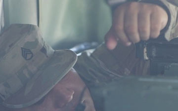 3-265 Air Defense Artillery Soldiers Set Up Comms at JRTC