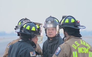 U.S. Army Garrison Humphreys conducts airfield pre-accident drill