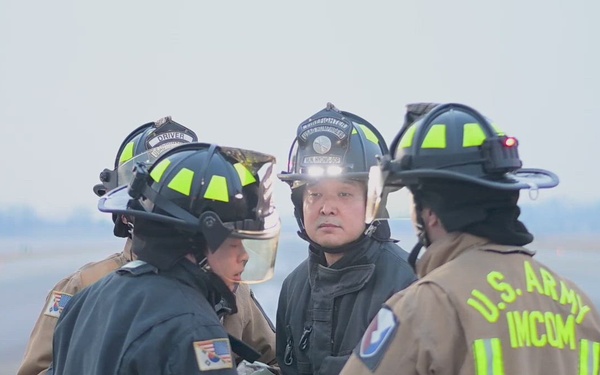 U.S. Army Garrison Humphreys conducts airfield pre-accident drill