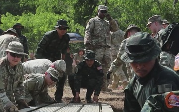 Hanuman Guardian 26: 444th Combat Engineer Company partner with Royal Thai Army for wet gap crossing