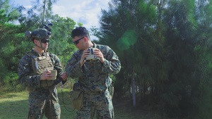5th Air Naval Gunfire Liaison Company and 2nd Battalion, 7th Marines, conduct mortar range