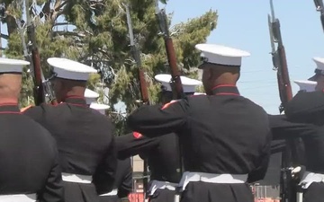 United States Marine Corps Silent Drill Platoon Performance at MCAS Yuma