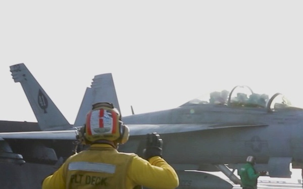 USS Abraham Lincoln Conducts Flight Operations During Operation Epic Fury