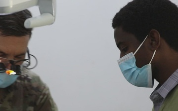 B-roll: US, Tanzanian medical professionals conduct dental surgery during Justified Accord 26