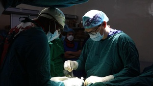 B-roll: US, Tanzania medical professionals conduct orthopedic surgery during Justified Accord 26