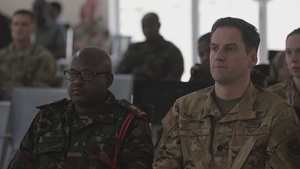 B-Roll: US, Tanzania military medical professionals participate in a patient case study morning report during Justified Accord 26