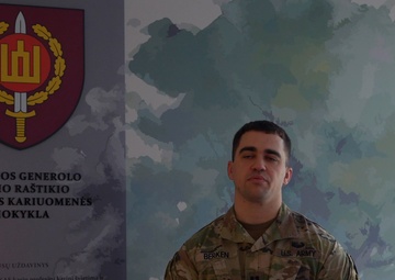 Capt. Jared Berken interview on Civil Affairs and NATO CIMIC