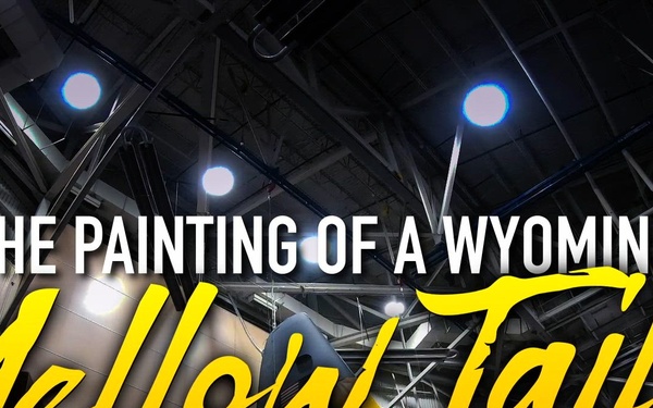 Wyoming Airmen Paint the Tail That Tells the Story