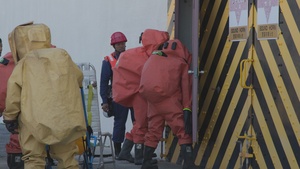 Bilateral HAZMAT response exercise: B-roll