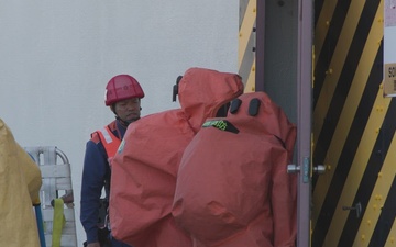 Bilateral HAZMAT response exercise: B-roll