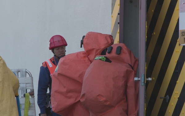 Bilateral HAZMAT response exercise: B-roll