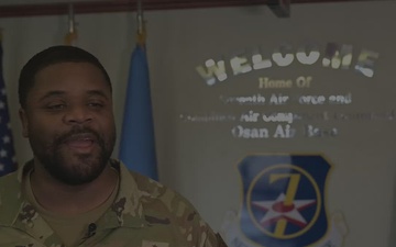 Seventh Air Force A-staff augmentee video feature for Freedom Shield 26