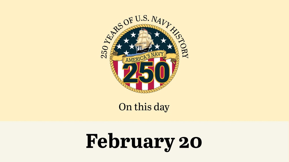 DVIDS - Video - On This Day in Naval History: February 20 (Horizontal)