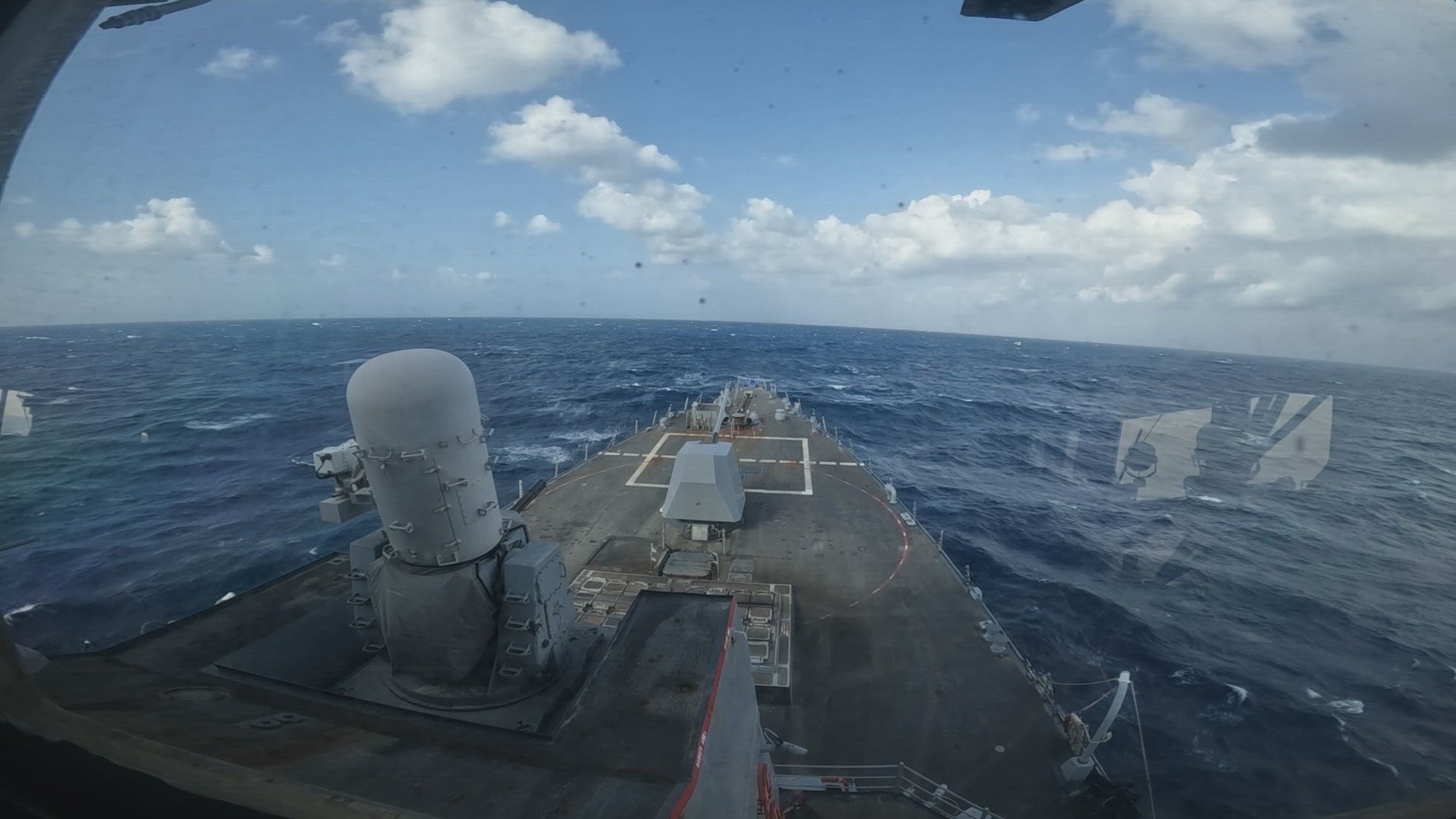 Arleigh Burke-class guided missile destroyer USS Bulkeley (DDG 84) fires missiles during Operation Epic Fury, March 15, 2026. (U.S. Navy video)