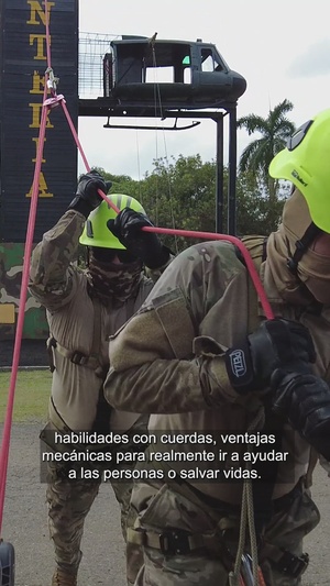 U.S. Airmen train Rope and Rescue at Vasco Nunez de Balboa