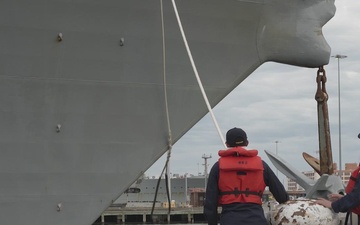 USS Gonzalez Departs Naval Station Norfolk