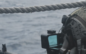 22nd MEU(SOC) | MSPF Conducts Crew Served Weapon Shoot Aboard USS Fort Lauderdale