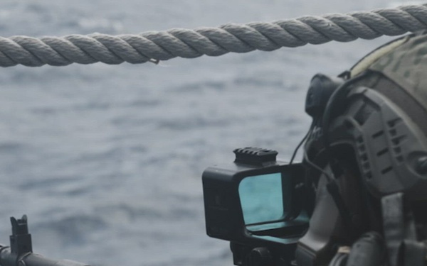 22nd MEU(SOC) | MSPF Conducts Crew Served Weapon Shoot Aboard USS Fort Lauderdale