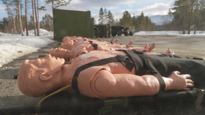 CORE26 | U.S. Navy and Marine Corps Drill Advanced Casualty Response in Norway B-Roll (No audio)