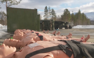 CORE26 | U.S. Navy and Marine Corps Drill Advanced Casualty Response in Norway B-Roll (No audio)