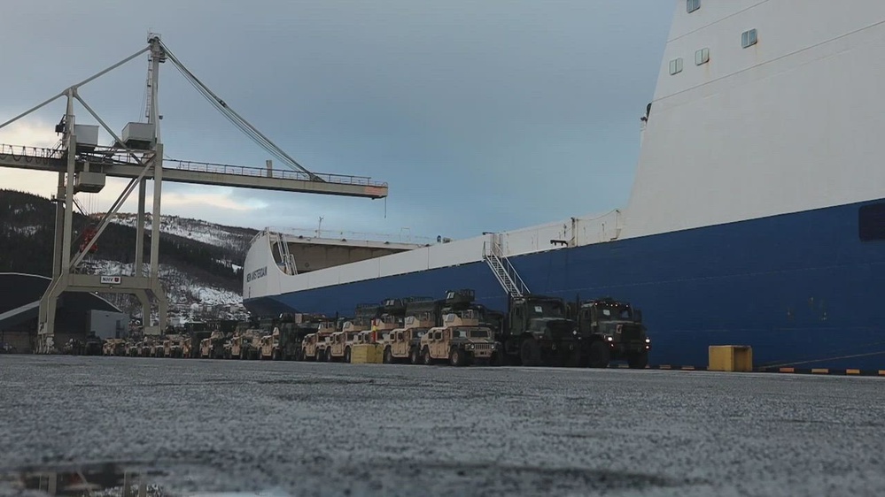 DVIDS - Video - CORE26 | U.S. Marines Load Equipment onto Cargo Ship ...