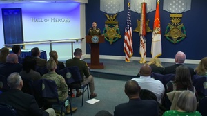 Retirement Ceremony in honor of Ms. Paula Smith hosted by SMA Michael Weimer.