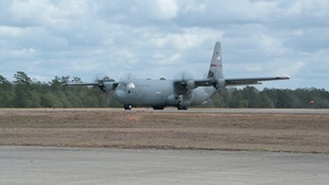 B-roll of 156th CRG and 146th CRF conduct airfield assessment at Sentry South 26-2