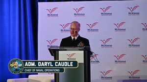 CNO delivers remarks at McAleese FY27 Defense Programs Conference