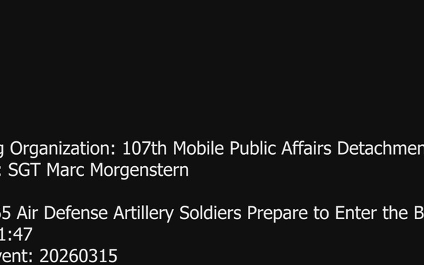 3-265 Air Defense Artillery Soldiers Prepare to Enter the Box at JRTC