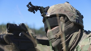 3-265 Air Defense Artillery Soldiers Enter the Box at JRTC