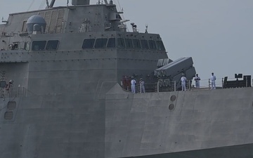 USS Cincinnati Visits Ream Cambodia