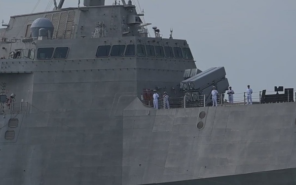 USS Cincinnati Visits Ream Cambodia