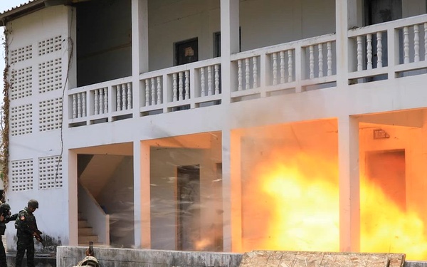 Hanuman Guardian | US - Royal Thai Engineers Conduct Explosive Breaching and Demolition