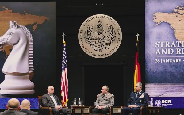 Senior German and U.S. leaders engage with Marshall Center participants