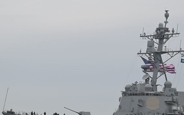 USS Mustin (DDG 89) Forward Deployed