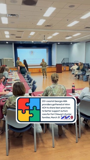 Winn, TRICARE, local ABA experts gather to build stronger support network for military families