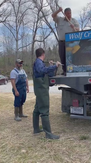 Otter Creek, Camp Carlson Lake stocked with rainbow trout