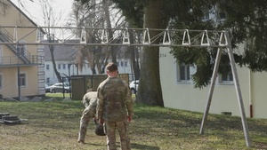 Preparing for Best Ranger with 1st Lt. Cochran