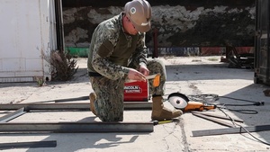 U.S. Navy Seabees Conduct Construction Operations in Support of Obangame Express 2026