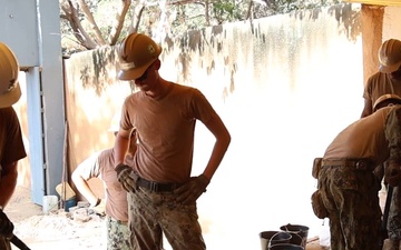 U.S. Navy Seabees Conduct Construction Operations in Support of Obangame Express 2026